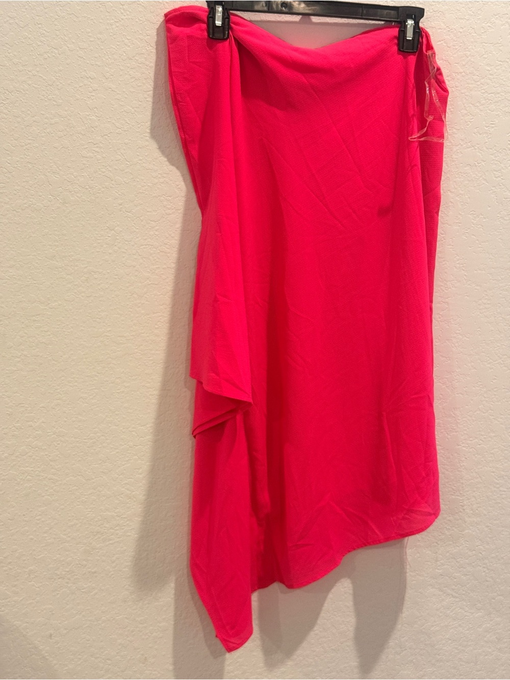 Asymmetrical‎ Women’s Skirt in Bright Pink
